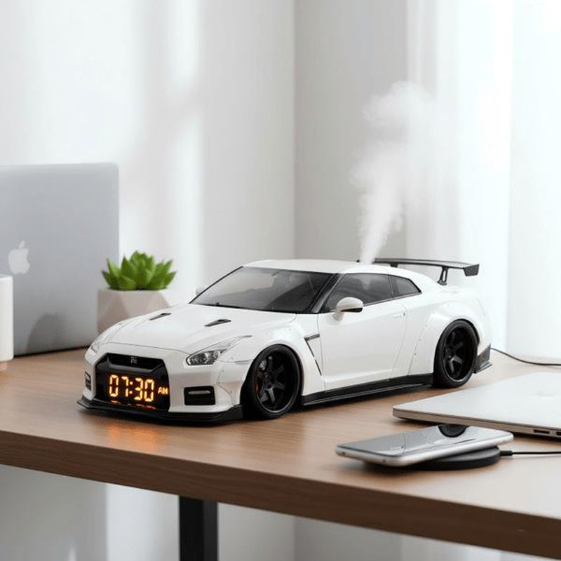 Hypercar Alarm Clock Supercar Alarm Clock Realistic Engine and Light Effects
