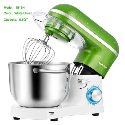 Aucma 6.5QT Stand Mixer with Upgraded Motor | 6-Speed Tilt-Head Electric Food Mixer 