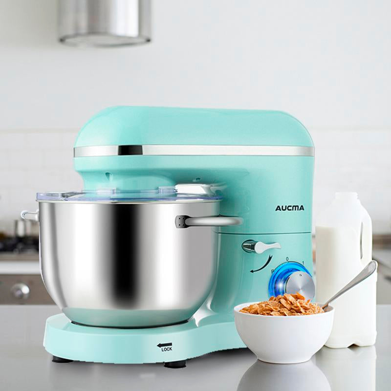 Aucma 6.5QT Stand Mixer with Upgraded Motor | 6-Speed Tilt-Head Electric Food Mixer 