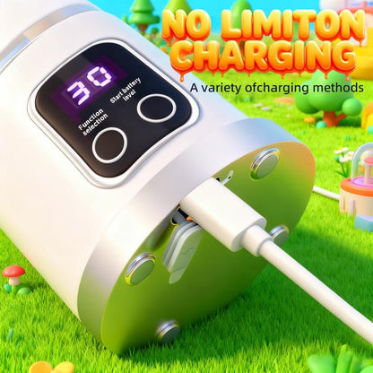 Ultimate Portable Blender! USB Rechargeable & Compact for Smoothies On-The-Go - Perfect Travel, Back to School & Gym! Leak Proof Design, Makes Shakes & Baby Food in Seconds Cup Juicer Rechargeable Mini Blender Vegetable