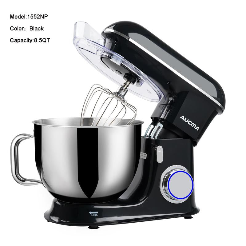 Aucma 6.5QT Stand Mixer with Upgraded Motor | 6-Speed Tilt-Head Electric Food Mixer 